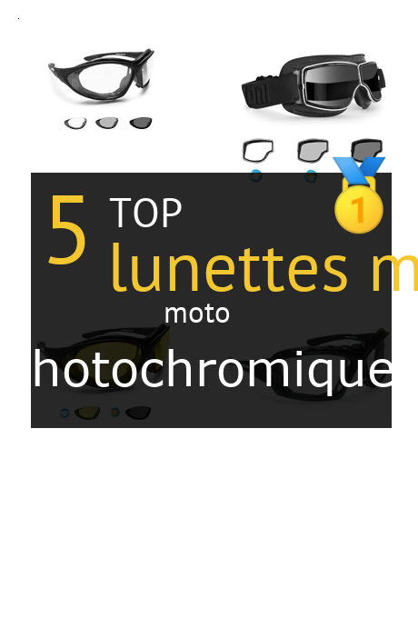 Bertoni Lunettes de Moto Photochromiques Anti-Buée - Mousse
